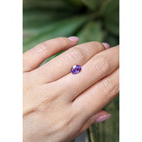 1.21 Ct. Purple Sapphire from Ceylon (Sri Lanka) Life Style