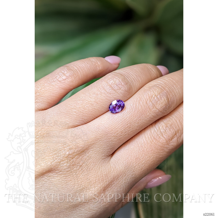 1.21 Ct. Purple Sapphire from Ceylon (Sri Lanka)
