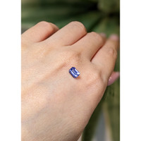1.08 Ct. Violet Sapphire from Ceylon (Sri Lanka) Life Style