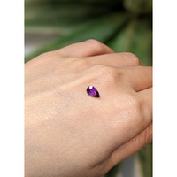 0.86 Ct. Purple Sapphire from Ceylon (Sri Lanka) Life Style