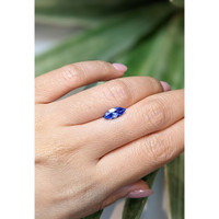 1.28 Ct. Blue Sapphire from Ceylon (Sri Lanka) Life Style