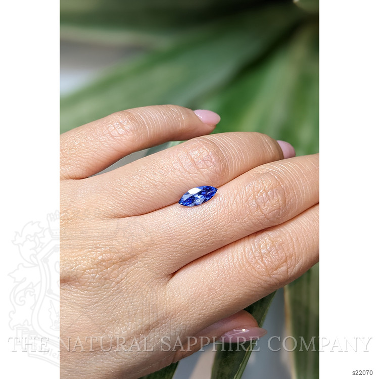 1.28 Ct. Blue Sapphire from Ceylon (Sri Lanka)