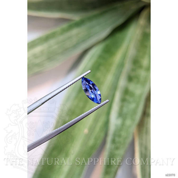 1.28 Ct. Blue Sapphire from Ceylon (Sri Lanka)