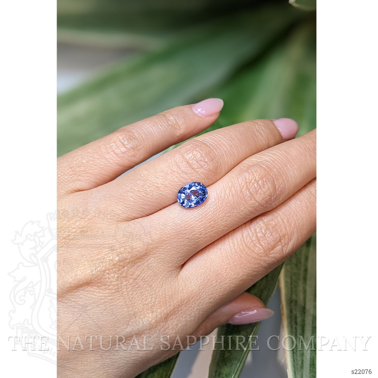 2.47 Ct. Blue Sapphire from Ceylon (Sri Lanka)