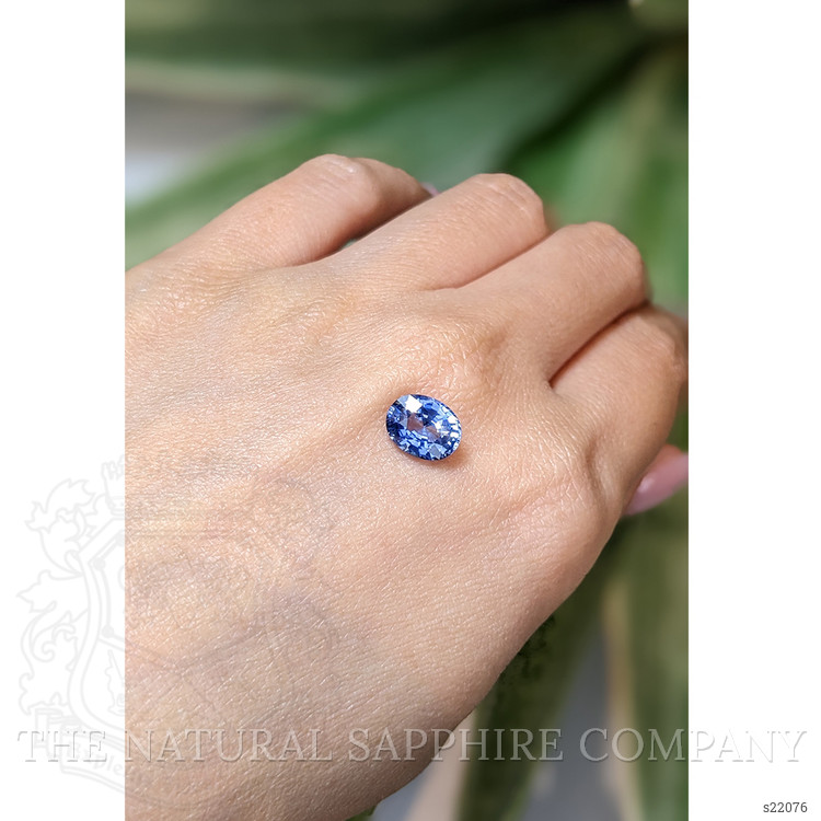 2.47 Ct. Blue Sapphire from Ceylon (Sri Lanka)
