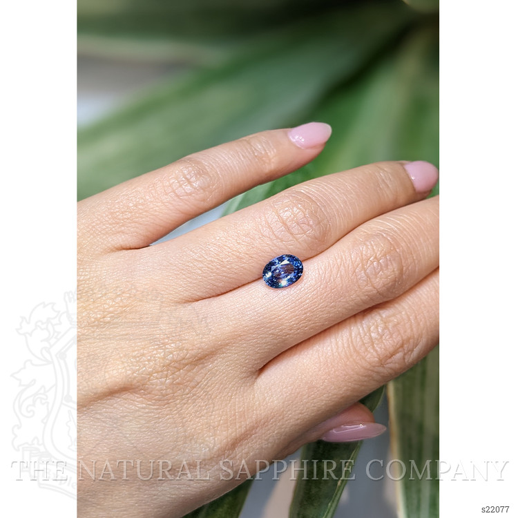 1.87 Ct. Blue Sapphire from Ceylon (Sri Lanka)