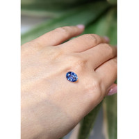 1.87 Ct. Blue Sapphire from Ceylon (Sri Lanka) Life Style