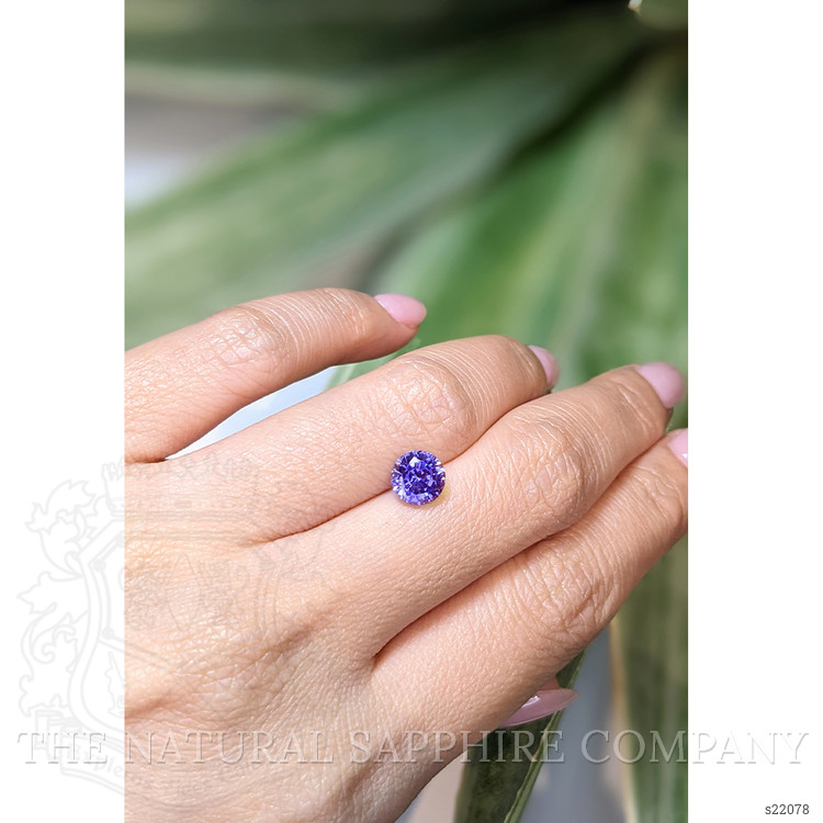 1.93 Ct. Purple Sapphire from Ceylon (Sri Lanka)