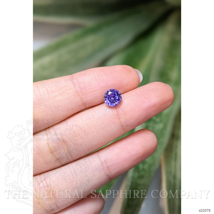 1.93 Ct. Purple Sapphire from Ceylon (Sri Lanka)