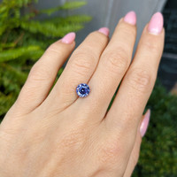 1.93 Ct. Purple Sapphire from Ceylon (Sri Lanka) Life Style