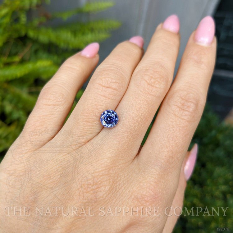 1.93 Ct. Purple Sapphire from Ceylon (Sri Lanka)