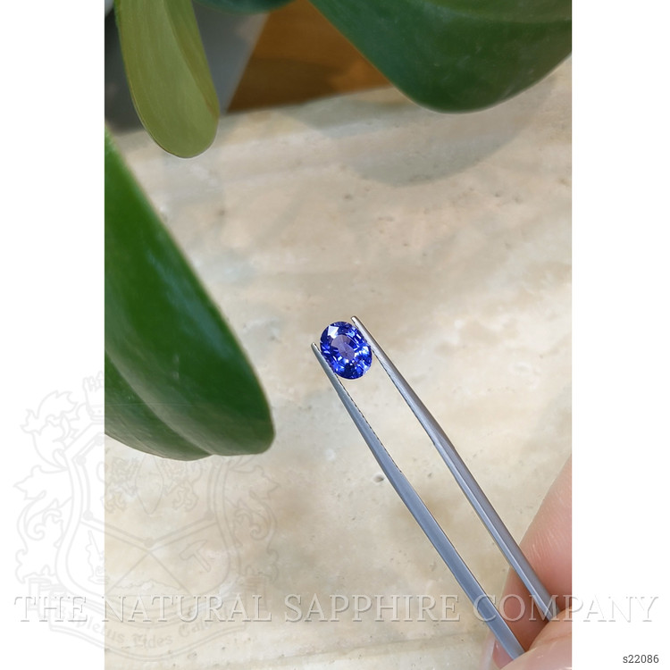 1.64 Ct. Blue Sapphire from Ceylon (Sri Lanka)