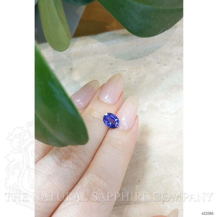 1.64 Ct. Blue Sapphire from Ceylon (Sri Lanka)
