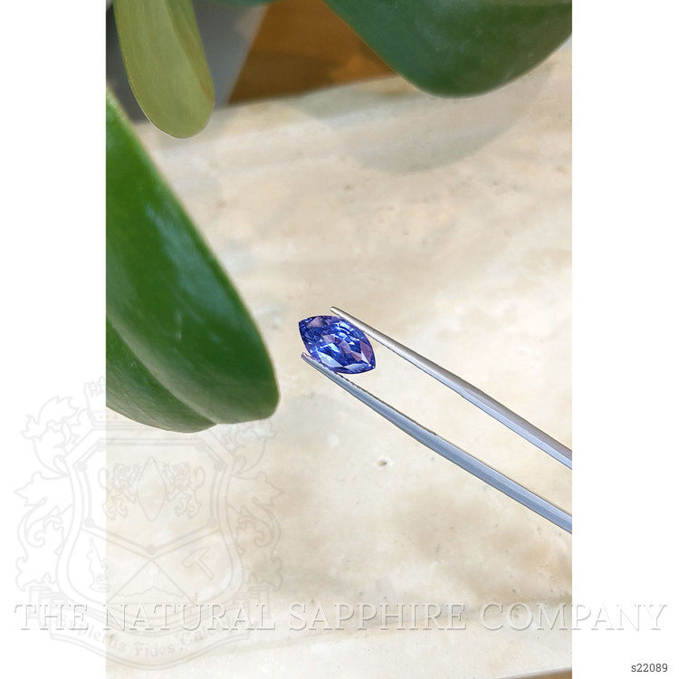 2.90 Ct. Blue Sapphire from Ceylon (Sri Lanka)