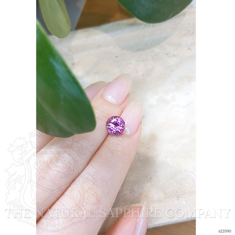 2.66 Ct. Purplish Pink Sapphire from Ceylon (Sri Lanka)