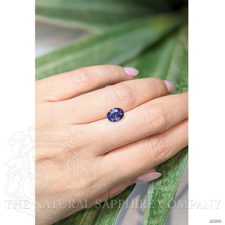 1.86 Ct. Blue Sapphire from Ceylon (Sri Lanka)