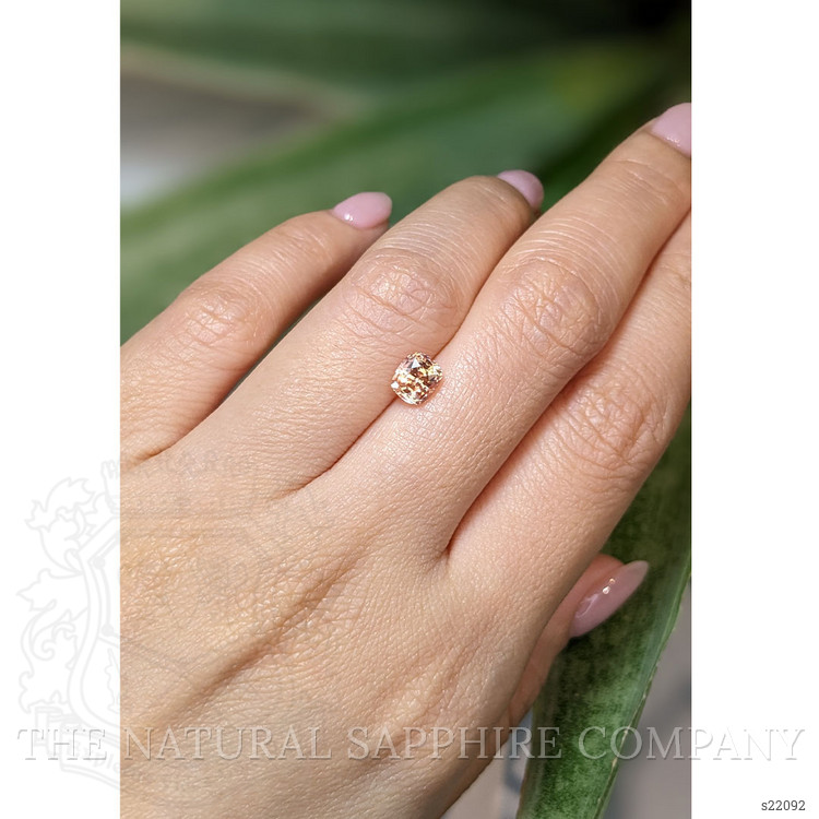 1.17 Ct. Peach Sapphire from Ceylon (Sri Lanka)