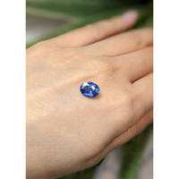2.67 Ct. Blue Sapphire from Ceylon (Sri Lanka) Life Style