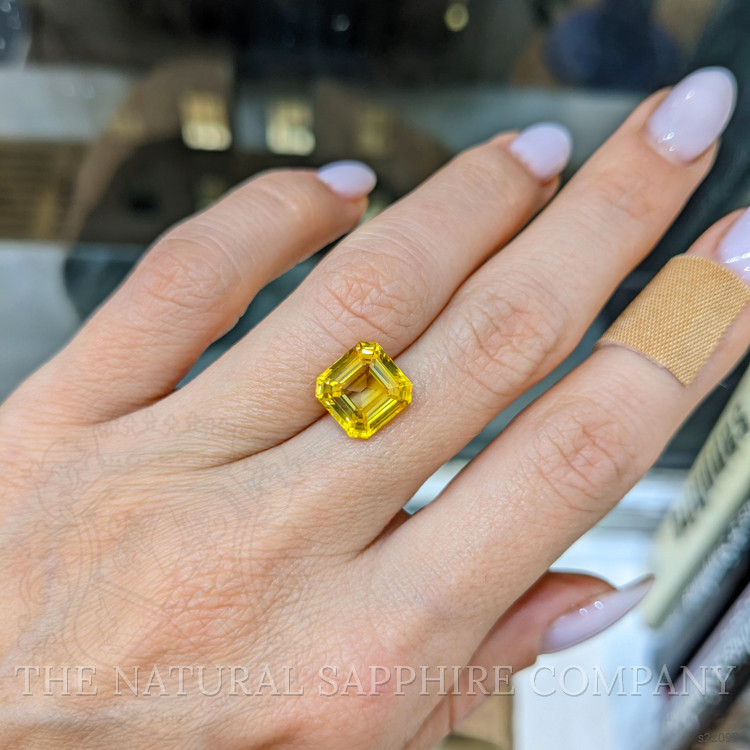 5.14 Ct. Yellow Sapphire from Ceylon (Sri Lanka)