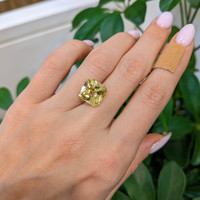 6.99 Ct. Yellow Sapphire from Ceylon (Sri Lanka) Life Style
