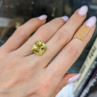 6.99 Ct. Yellow Sapphire from Ceylon (Sri Lanka) Life Style