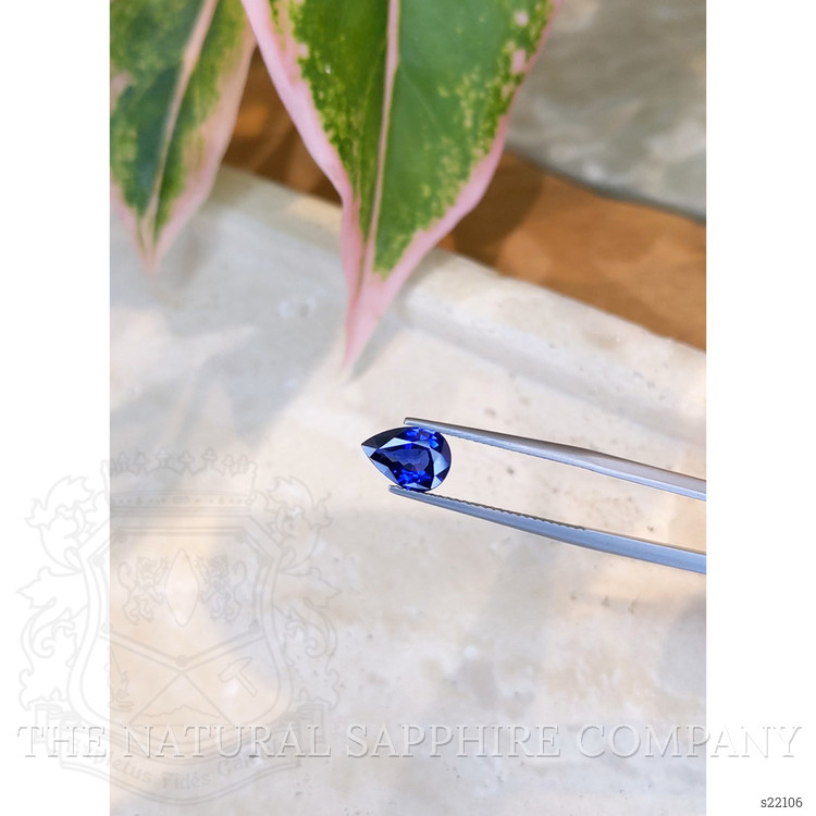 1.68 Ct. Blue Sapphire from Ceylon (Sri Lanka)