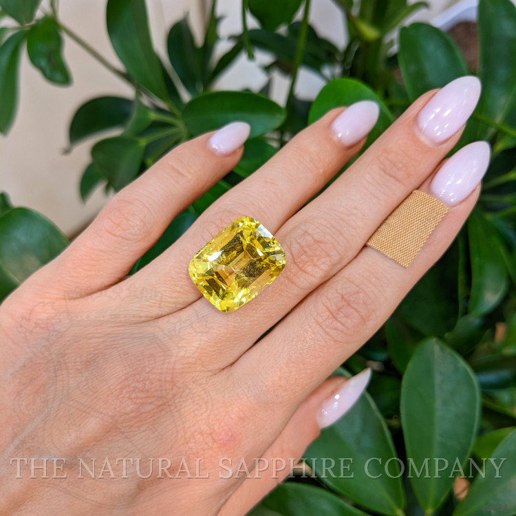 29.17 Ct. Yellow Sapphire from Ceylon (Sri Lanka)