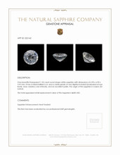 1.50 Ct. Sapphire from Ceylon (Sri Lanka) Appraisal