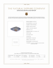 6.36 Ct. Sapphire from Ceylon (Sri Lanka) Scan Report
