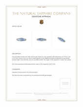 5.88 Ct. Bi Color Rough Sapphire from Ceylon (Sri Lanka) Appraisal