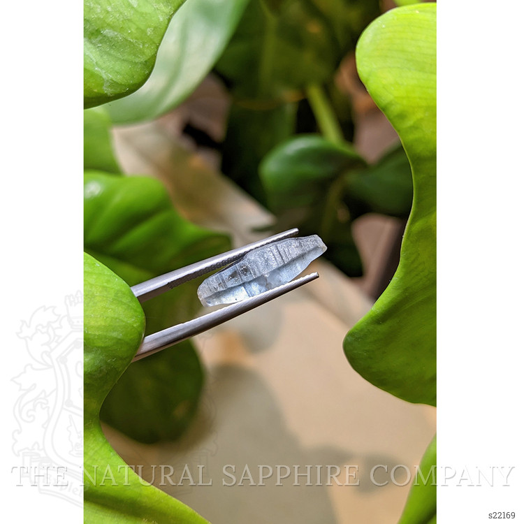 5.88 Ct. Bi Color Rough Sapphire from Ceylon (Sri Lanka)