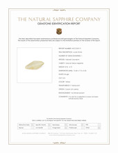 4.15 Ct. Yellow Rough Sapphire from Ceylon (Sri Lanka) Scan Report