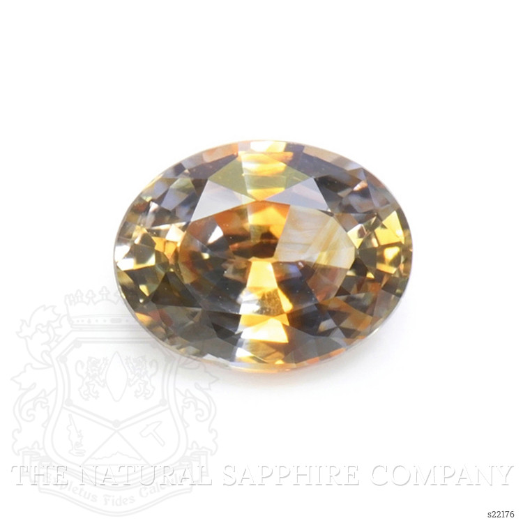 1.69 Ct. Bi Color Sapphire from Ceylon (Sri Lanka)