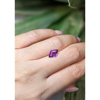 1.58 Ct. Purple Sapphire from Ceylon (Sri Lanka) Life Style