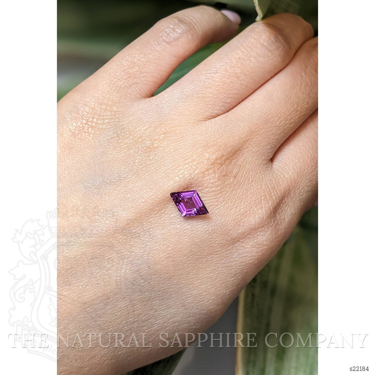 1.58 Ct. Purple Sapphire from Ceylon (Sri Lanka)