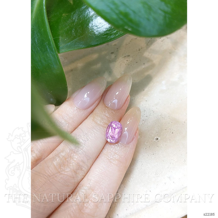 3.64 Ct. Purplish Pink Sapphire from Ceylon (Sri Lanka)