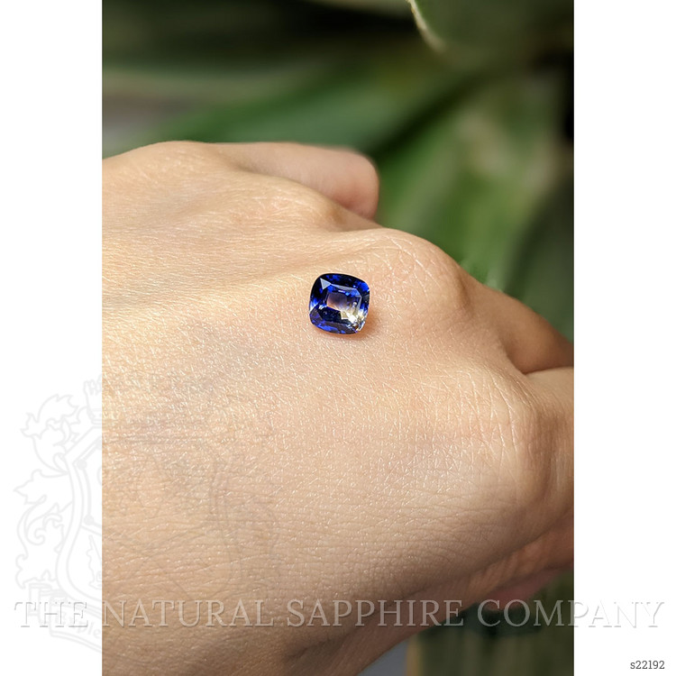 1.81 Ct. Bi Color Sapphire from Ceylon (Sri Lanka)