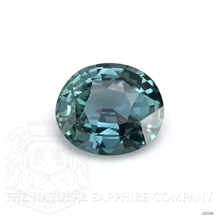 2.07 Ct. Greenish Blue Sapphire from Ceylon (Sri Lanka)