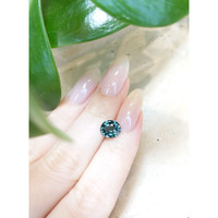 2.07 Ct. Greenish Blue Sapphire from Ceylon (Sri Lanka) Life Style