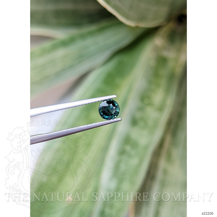 0.99 Ct. Bluish Green Sapphire from Ceylon (Sri Lanka)