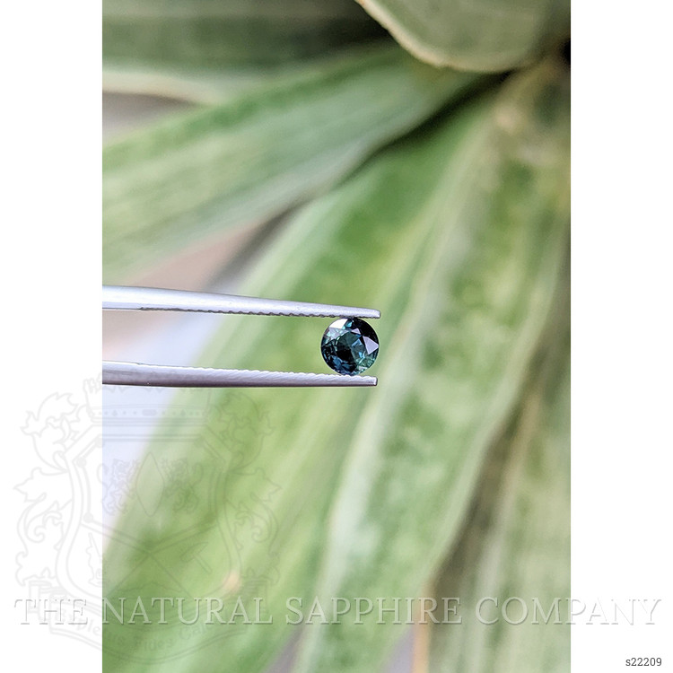 0.69 Ct. Bluish Green Sapphire from Ceylon (Sri Lanka)