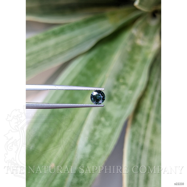 0.81 Ct. Bluish Green Sapphire from Ceylon (Sri Lanka)
