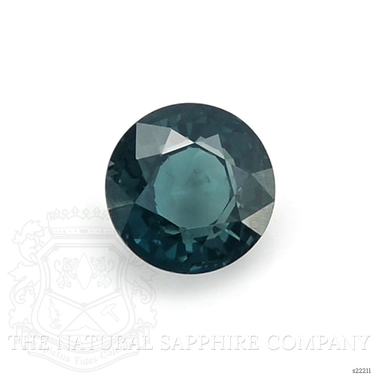 0.89 Ct. Greenish Blue Sapphire from Ceylon (Sri Lanka)