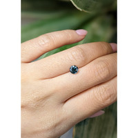 0.87 Ct. Greenish Blue Sapphire from Ceylon (Sri Lanka) Life Style