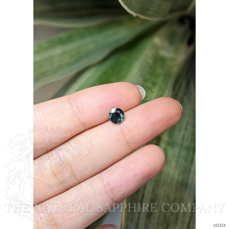 0.87 Ct. Greenish Blue Sapphire from Ceylon (Sri Lanka)
