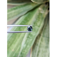 0.87 Ct. Greenish Blue Sapphire from Ceylon (Sri Lanka) Life Style