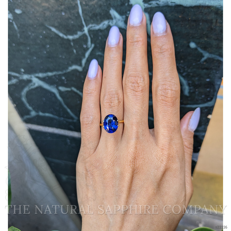 6.02 Ct. Blue Sapphire from Ceylon (Sri Lanka)