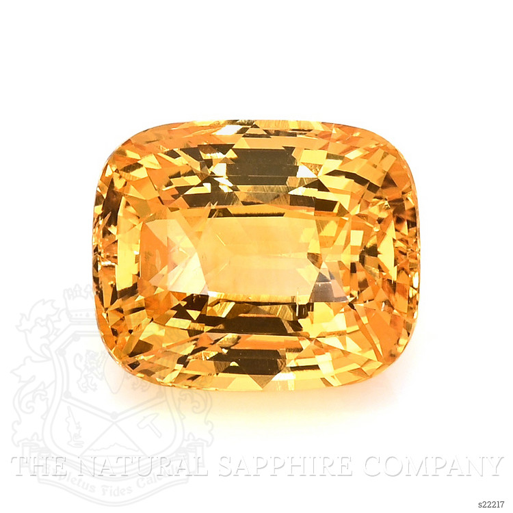 11.08 Ct. Orange Sapphire from Ceylon (Sri Lanka)