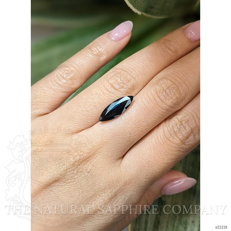 3.60 Ct. Greenish Blue Sapphire from Ceylon (Sri Lanka)