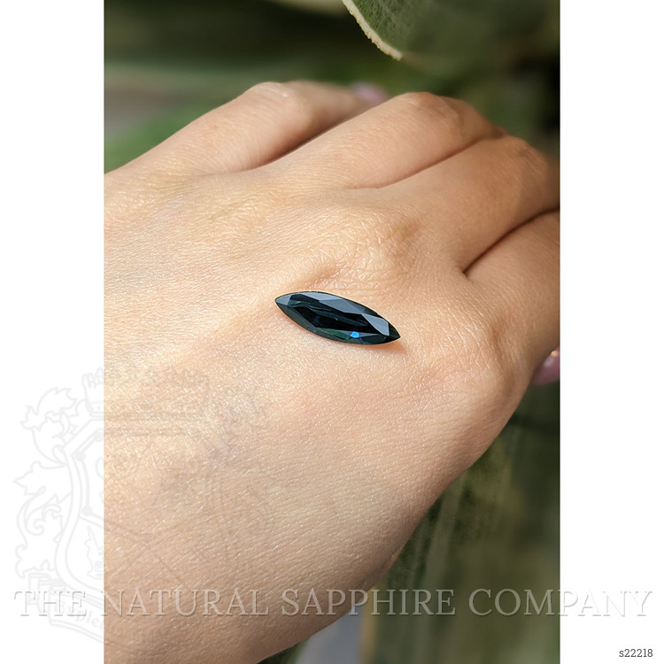 3.60 Ct. Greenish Blue Sapphire from Ceylon (Sri Lanka)